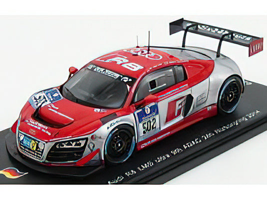 AUDIアウディ R8 LMS ULTRA TEAM AUDI RACE EXPERIENCE N 502 24h NURBURGRING 2014 F.BAUMGARTNER - M.WERNER - F.BIELA - P.KAFFER - RED SILVER /SPARK 1/43 ミニカー