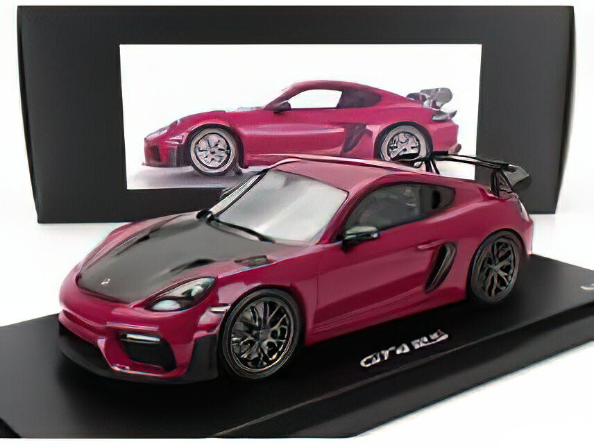 PORSCHEポルシェディーラーモデル 718 (982) CAYMAN GT4 RS 2021 STAR RUBY /Spark 1/18 –  ラストホビー