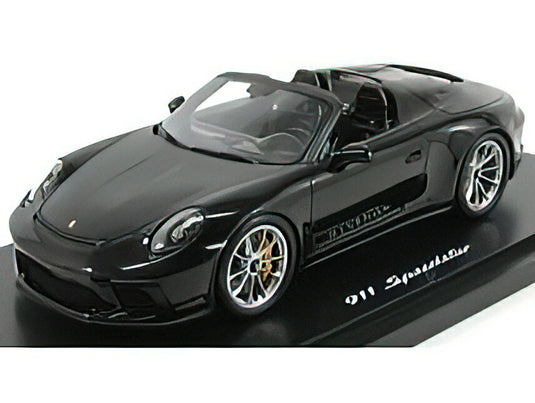 PORSCHEポルシェ 911 991-2 SPEEDSTER 2019 - CON VETRINA - WITH SHOWCASE - BLACK /SPARK 1/18 ミニカー