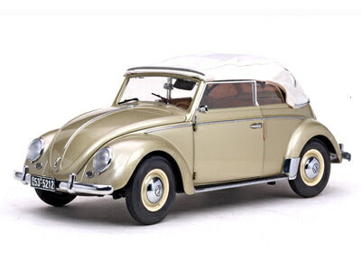 ギャラリービューアに画像をロードする, 1953 VWフォルクスワーゲン ビートル Kaferカブリオレ メタリックベージュ 5312 /SUNSTARサンスター 1/12 ミニカー