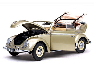 ギャラリービューアに画像をロードする, 1953 VWフォルクスワーゲン ビートル Kaferカブリオレ メタリックベージュ 5312 /SUNSTARサンスター 1/12 ミニカー