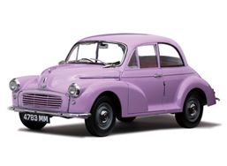 1960 モーリス ミニ 1000 サルーン 紫 /サンスター 1/18 ミニカー