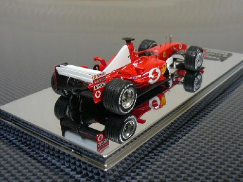 ギャラリービューアに画像をロードする, フェラーリ F2003-GA F1 アメリカGP 2003 #1 M.シューマッハ 252台限定 TB012 /タメオ 1/43 ミニカー