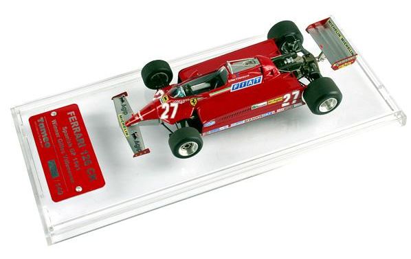 フェラーリ 126 CK #27 スペインGP 1981 ジル・ヴィルヌーヴ 140台限定 TB029 /タメオ 1/43 ミニカー – ラストホビー