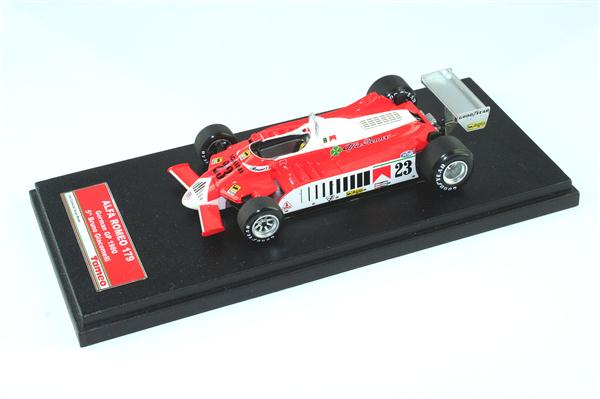 ギャラリービューアに画像をロードする, ALFA ROMEOアルファロメオ 179 ドイツG.P. 1980 Bruno Giacomelli 118台限定 /Tameoタメオ 1/43 ミニカー