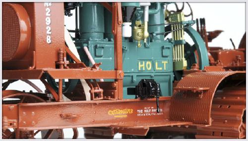 HOLT キャタピラー 75 トラクター 150台限定 /CCM 1/24 ブラス 真鍮製 建設機械模型