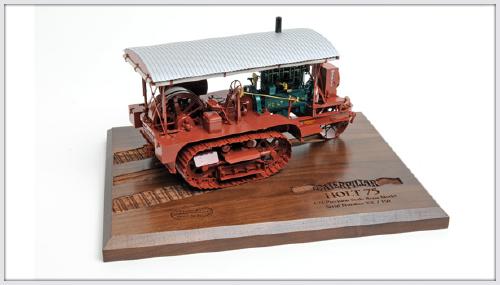ギャラリービューアに画像をロードする, HOLT キャタピラー 75 トラクター 150台限定 /CCM 1/24 ブラス 真鍮製 建設機械模型