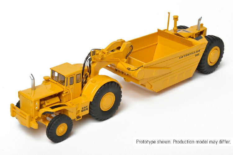 ギャラリービューアに画像をロードする, Cat 666 80トン Wheel Tractor-Scraper スクレーパーホイールローダ CCM 1/48 建設機械 模型ミニカー はたらく車重機