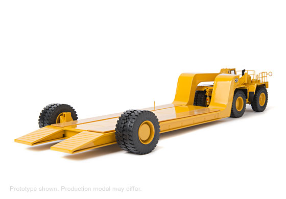 ギャラリービューアに画像をロードする, Cat 776 + MET-185 heavy mining flatbed trailer /CCM 1/48 ミニチュア 建設機械模垁E工事車両