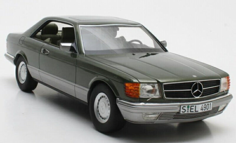 ギャラリービューアに画像をロードする, Mercedes-Benz 380SEC C126 green metallic 1982 /Cult Models 1/18 ミニカー