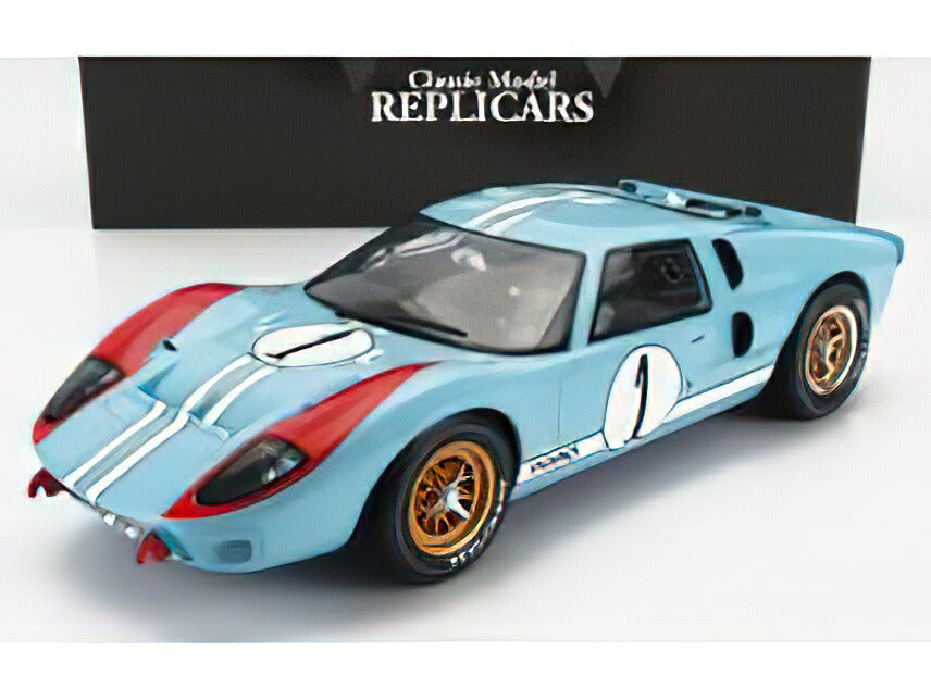 FORD USA - GT40 MKII 7.0L V8 TEAM SHELBY AMERICAN INC. N 1 2nd 24h LE MANS  1966 K.MILES - D.HULME /CMR 1/12 ミニカー