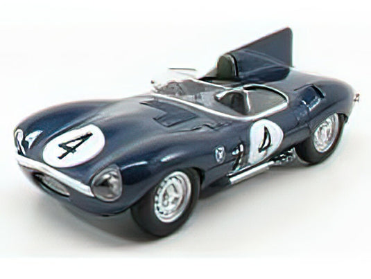 JAGUAR - D-TYPE 3.4L S6 TEAM ECURIE ECOSSE N 4 WINNER 24h LE MANS 1956 N.SANDERSON - R.FLOCKHART - BLUE /CMR 1/18ミニカー