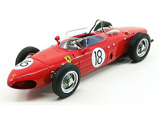 FERRARI F1 DINO 156 SHARKNOSE N 18 FRENCH GP 1961 RICHIE GINTHER RED /CMR 1/18 ミニカー