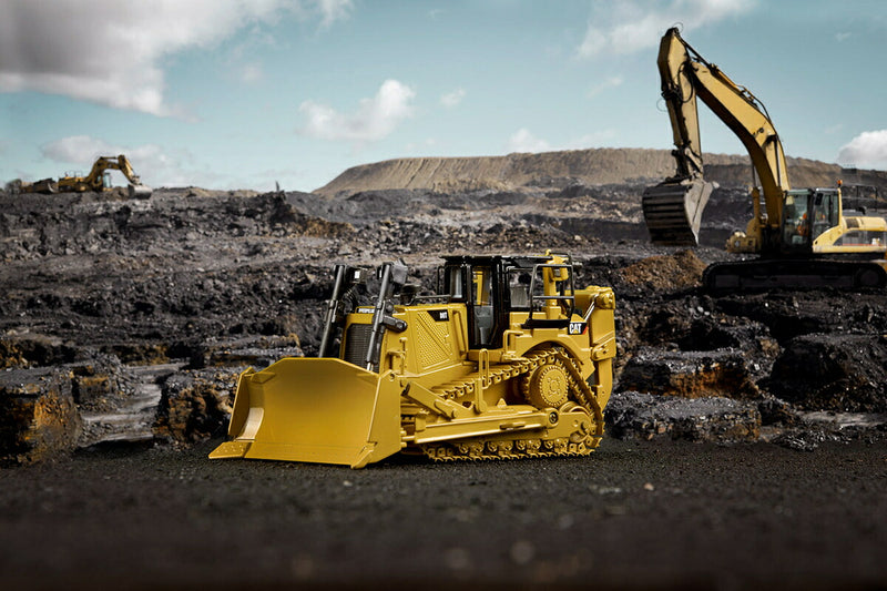 ギャラリービューアに画像をロードする, Caterpillarキャタピラー D8T dozer with single shank ripper ブルドーザー /NORSCOTノースコット 建設機械模型 工事車両 1/50 ミニチュア