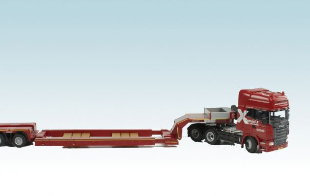 ギャラリービューアに画像をロードする, NZG - 757-01 Nooteboomノーテブーム Scaniaスカニア トレーラー 建設機械模型 ミニチュア 重機