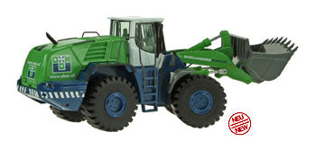 OBM - Liebherrリープヘル L 586 2+2 ホイールローダー NZG -689-06 1/50 建設機械模型 ミニチュア 重機