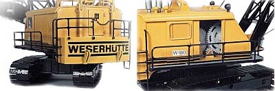 ギャラリービューアに画像をロードする, Weserhutte W 180 エクスカベーター NZG -500 1/50 建設機械模型 ミニチュア 重機