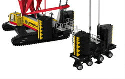 ギャラリービューアに画像をロードする, LIEBHERRリープヘル LR1300 Litronic クレーン + デリックセット VAN MARWIJK 7882/02 /NZG建設機械 工事車両 1/50模型ミニチュア 重機