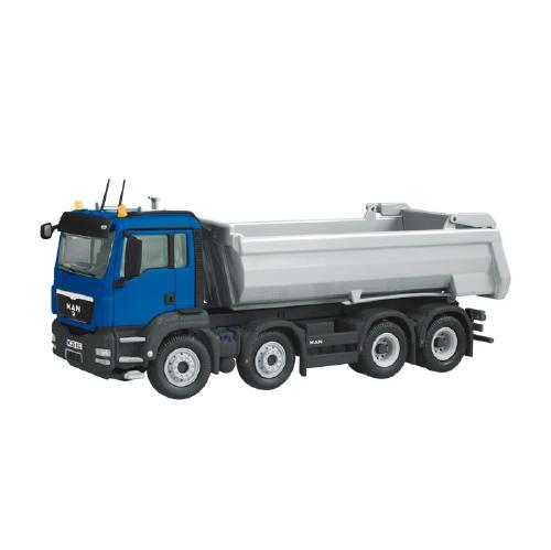 MANマン TGS 8X4 ダンプトラック ブルー 833-20 /NZG 1/50 建設機械模型