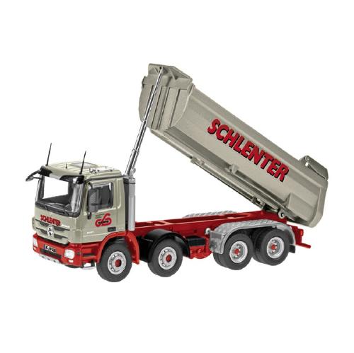 メルセデスベンツ アクトロス 8X4 "SCHLENTER" ダンプトラック 825-04 /NZG 1/50 建設機械模型