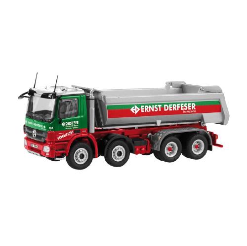 メルセデスベンツ アクトロス 8X4 "ERNST DERFESER" ダンプトラック 825-05 /NZG 1/50 建設機械模型