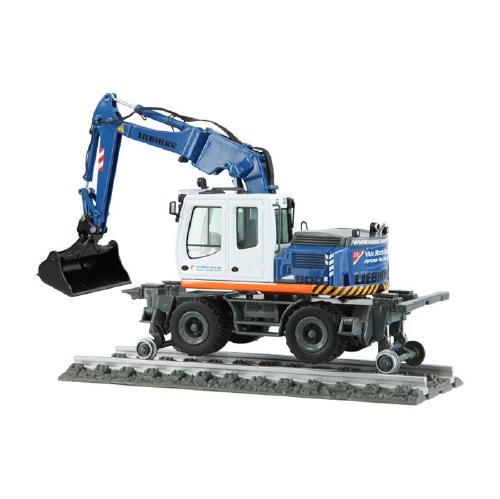 LIEBHERRリープヘル A 900 C ZW LITRONIC "VAN ROON" ショベル two way excavator 803-04 /NZG 1/50 建設機械模型
