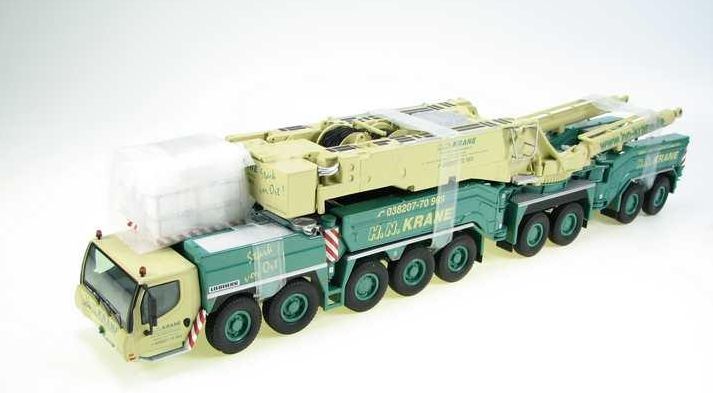 ギャラリービューアに画像をロードする, Liebherrリープヘル LTM11200-9.1 クレーン HN-Kraneバージョン /NZG1/50 建設機械模型 ミニチュア 重機