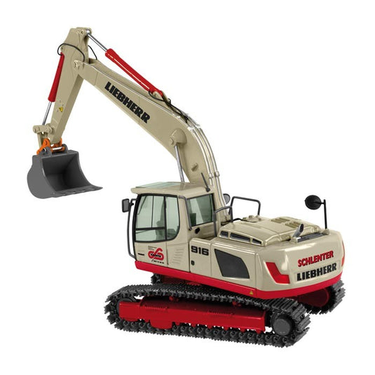 LIEBHERRリープヘル R 916 ADVANCED "SCHLENTER"クローラー パワーショベル /NZG 1/50 建設機械模型