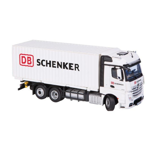 メルセデスベンツアクトロス 6X2, FH 25 DB SCHENKER" コンテナ トラック /NZG 1/50 建設機械模型"