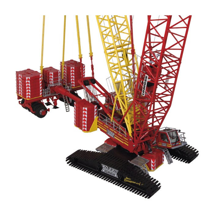 ギャラリービューアに画像をロードする, LIEBHERRリープヘル LR 1600/2 + DERRICK "NEEB SCHUCH" クローラークレーン /NZG 1/50 建設機械模型 ミニカー