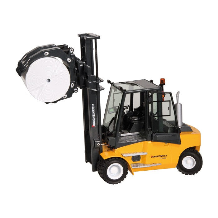 ギャラリービューアに画像をロードする, 【予約】2015年発売予定JUNGHEINRICH TFG 680 LPG fork lift truck with paper roll clamp フォークリフト /NZG 建設機械模型 工事車両 1/25 ミニチュア