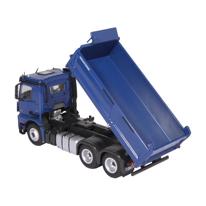 ギャラリービューアに画像をロードする, メルセデスベンツアクトロス 6X4 Meiler tipperダンプ /NZG 建設機械模型 工事車両 1/50 ミニチュア