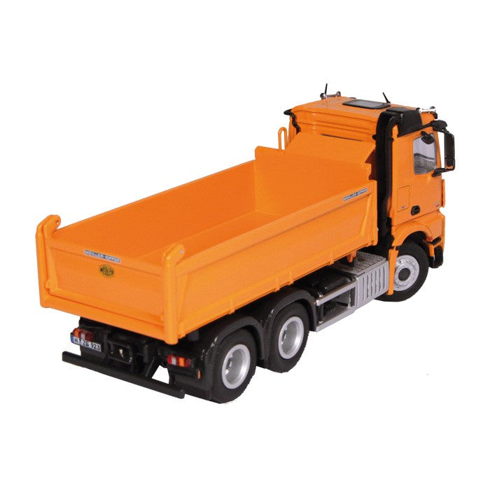 ギャラリービューアに画像をロードする, 【予約】2015年発売予定メルセデスベンツアクトロス 6X4 Meiler tipperダンプ /NZG 建設機械模型 工事車両 1/50 ミニチュア