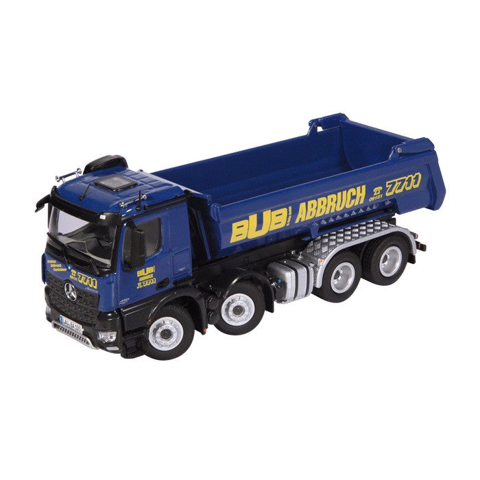 ギャラリービューアに画像をロードする, 【予約】2015年発売予定メルセデスベンツアクトロス 8X4 HALFPIPE "BUB ABBRUCH" Halfpipe tipperダンプ /NZG 建設機械模型 工事車両 1/50 ミニチュア