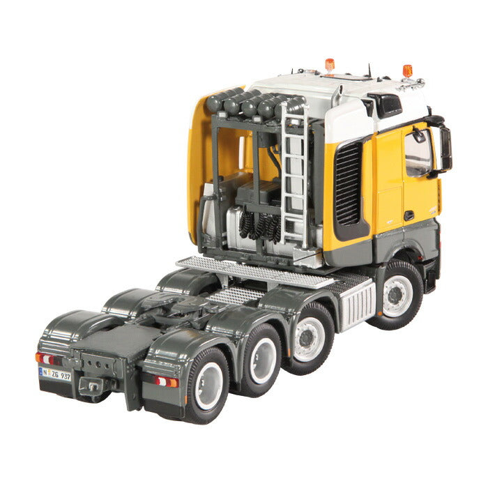 ギャラリービューアに画像をロードする, 【予約】メルセデスベンツアクトロス Big Space SL T Yellow /NZG 建設機械模型 工事車両 1/50 ミニチュア
