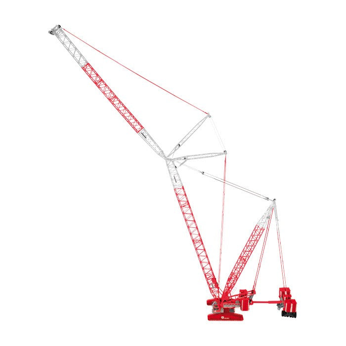 ギャラリービューアに画像をロードする, LIEBHERRリープヘル LR 1600/2 + DERRICK "RIGA MAINZ" クローラークレーン /NZG 建設機械模型 工事車両 1/50 ミニチュア