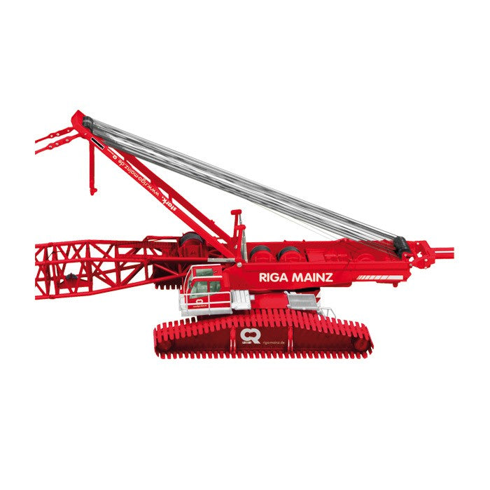 ギャラリービューアに画像をロードする, LIEBHERRリープヘル LR 1600/2 + DERRICK "RIGA MAINZ" クローラークレーン /NZG 建設機械模型 工事車両 1/50 ミニチュア