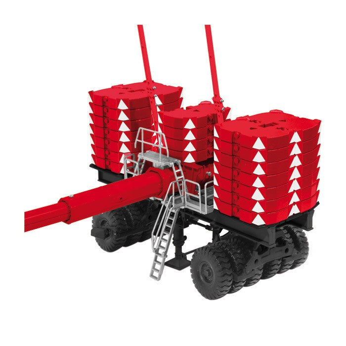 ギャラリービューアに画像をロードする, LIEBHERRリープヘル LR 1600/2 + DERRICK "RIGA MAINZ" クローラークレーン /NZG 建設機械模型 工事車両 1/50 ミニチュア