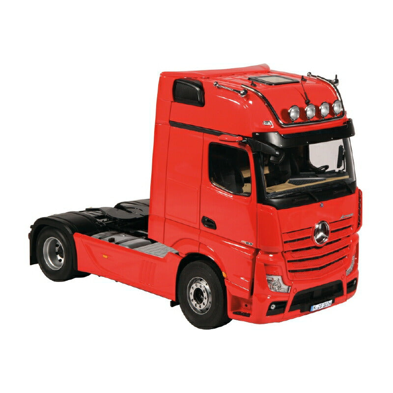 ギャラリービューアに画像をロードする, 【予約】LOHR Car transporter / Mercedes Benz Actros セット 積載車 キャリアカー/NZG 建設機械模型 工事車両 1/18 ミニカー