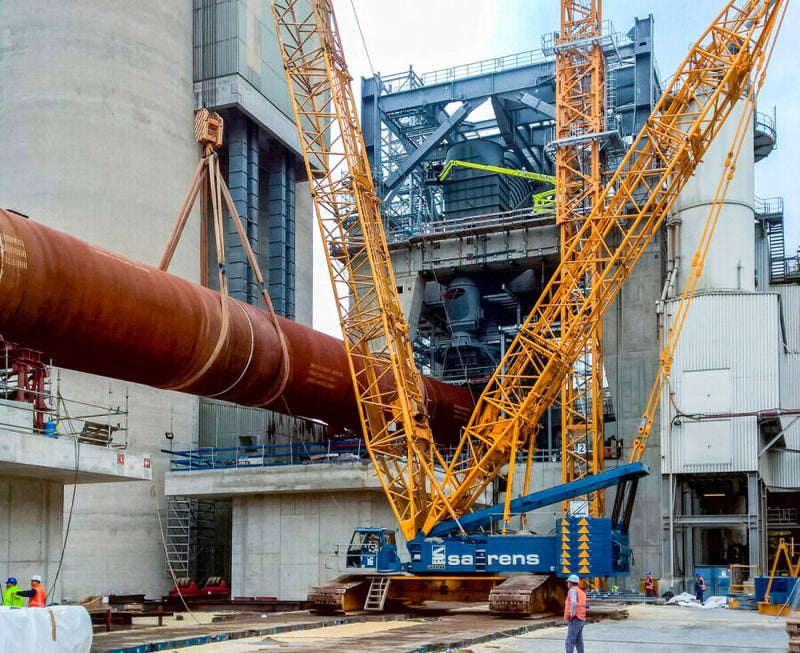 ギャラリービューアに画像をロードする, SARENS LIEBHERRリープヘル LR 1300 クローラークレーン/NZG 1/50 建設機械 模型ミニカー はたらく車 重機