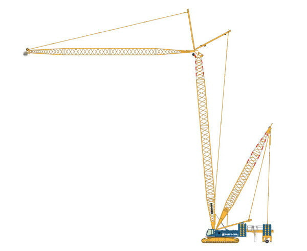 ギャラリービューアに画像をロードする, SARENS LIEBHERRリープヘル LR 1300 クローラークレーン/NZG 1/50 建設機械 模型ミニカー はたらく車 重機