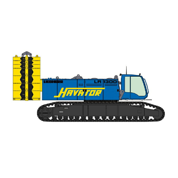 ギャラリービューアに画像をロードする, 【予約】9月以降発売予定LIEBHERRリープヘル LR1300 Havator クローラークレーン/NZG 1/50 建設機械 模型ミニカー はたらく車 重機