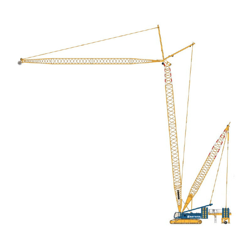 ギャラリービューアに画像をロードする, Liebherリープヘル LR1300 Derrick "Sarens" クローラークレーン/NZG 建設機械模型 工事車両 1/50 ミニカー