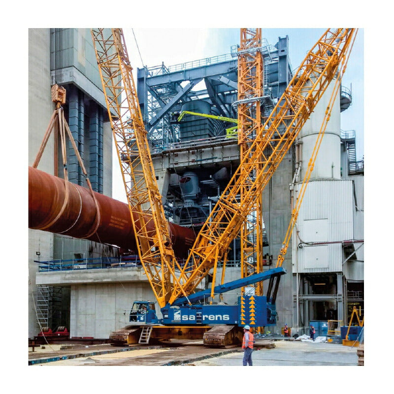 ギャラリービューアに画像をロードする, Liebherリープヘル LR1300 Derrick "Sarens" クローラークレーン/NZG 建設機械模型 工事車両 1/50 ミニカー