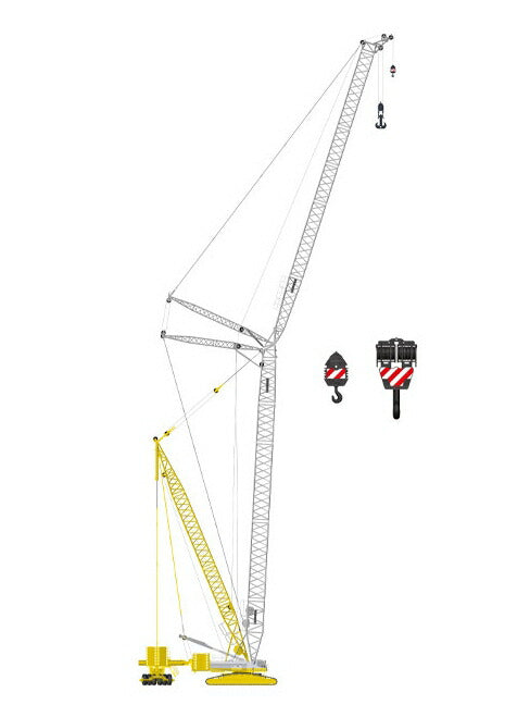 Liebherrリープヘル LR1600/2 + Derrick MADIACO NZG 1/50 建設機械