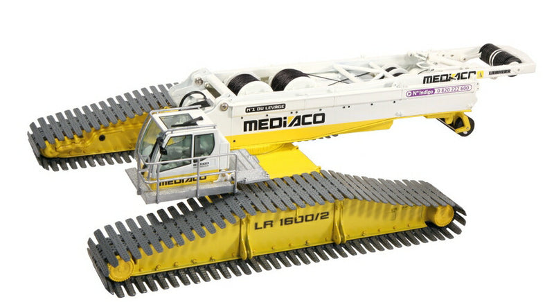 ギャラリービューアに画像をロードする, Liebherrリープヘル LR1600/2 + Derrick MADIACO NZG 1/50 建設機械 模型ミニカー はたらく車重機 クローラークレーン