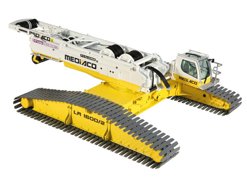 ギャラリービューアに画像をロードする, Liebherrリープヘル LR1600/2 + Derrick MADIACO NZG 1/50 建設機械 模型ミニカー はたらく車重機 クローラークレーン