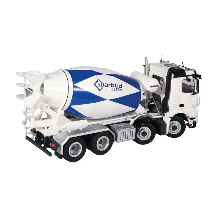 ギャラリービューアに画像をロードする, メルセデスベンツ アクトロス 8X4 "WARBUD"ミキサー車 トラック 建設機械模型 工事車両NZG 1/50 ミニチュア