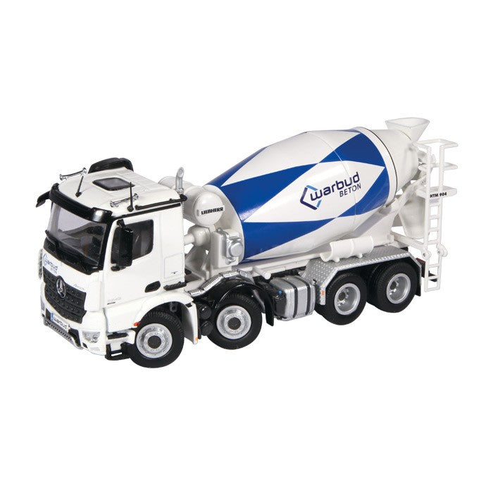 ギャラリービューアに画像をロードする, メルセデスベンツ アクトロス 8X4 "WARBUD"ミキサー車 トラック 建設機械模型 工事車両NZG 1/50 ミニチュア