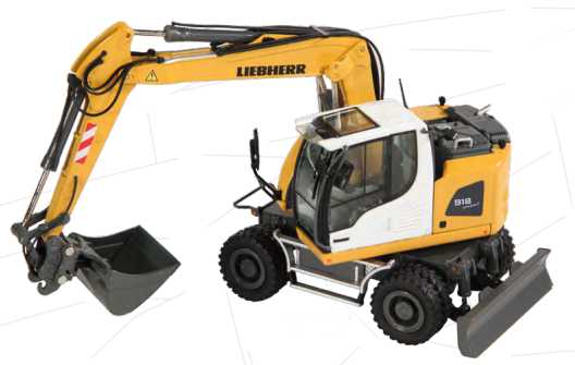 Liebherrリープヘル A 918 Compact Litronic ホイールローダー NZG 1/50 建設機械 模型ミニカー はたらく車重機